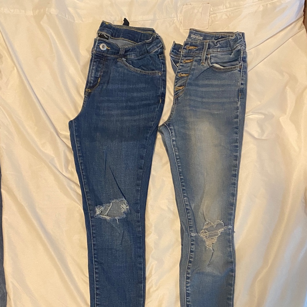 Old Navy Kids Blue Distressed Jeans Set